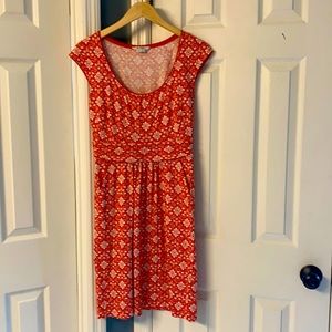Boden Margot Jersey Dress Size 4 Orange